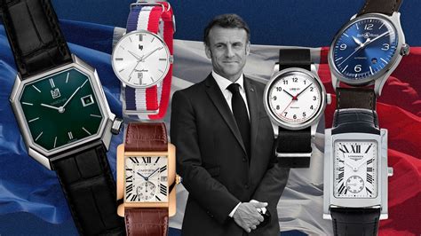 montre cartier macron|montre macron gq.